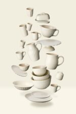 Kreminės pieno spalvos "Mynte" puodelis (Butter Cream), 200 ml - Image 2