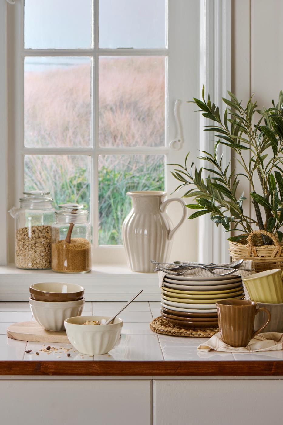 Kreminės pieno spalvos „Mynte“ dubuo (Butter Cream), 350 ml - Image 11